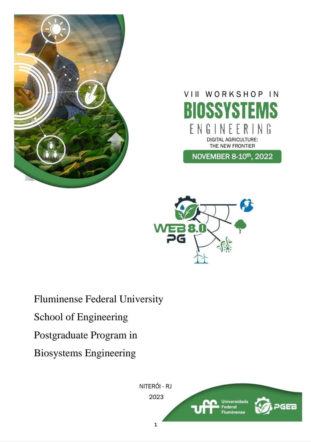 VIII Workshop on Biosystems Engineering: WEB 8.0 (PARTE I)